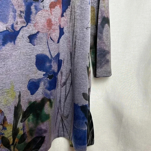 Y2K Floral ,artsy,tunic,Jess&Jane,made USA! Fit & flare,art deco,cottagecore EC - Picture 7 of 11